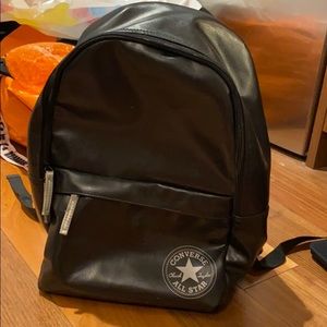 Converse leather backpack